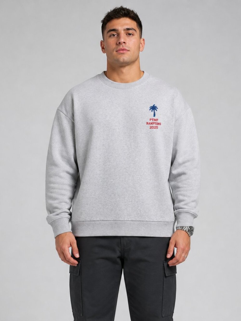 Palm Tree Crew Hamptons Lineup Crew Top